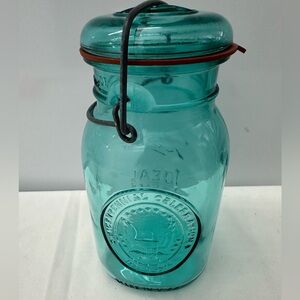 Vintage BALL Ideal Bicentennial Jar with French Closure